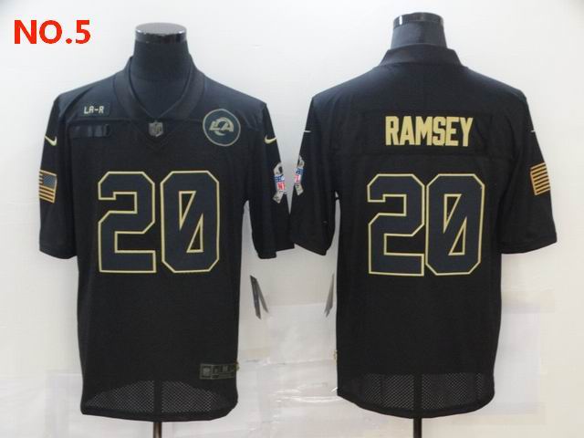 Men's Los Angeles Rams #20 Jalen Ramsey Jesey NO.5;